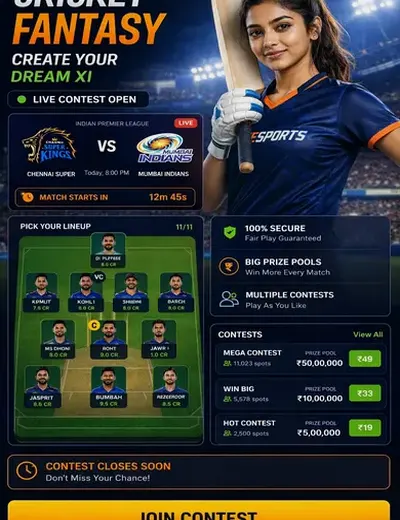 Goexch9 (go exch 9 apk) fantasy cricket & matchday visual 3